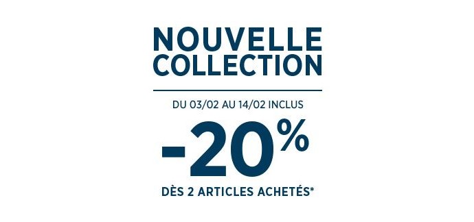 Bonobo Jeans: - 20% dès 2 articles de la nouvelle collection achetés