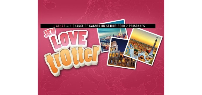 Cobra: Jeu Saint-Valentin : 1 commande = 1 chance de gagner un voyage pour 2 en Europe