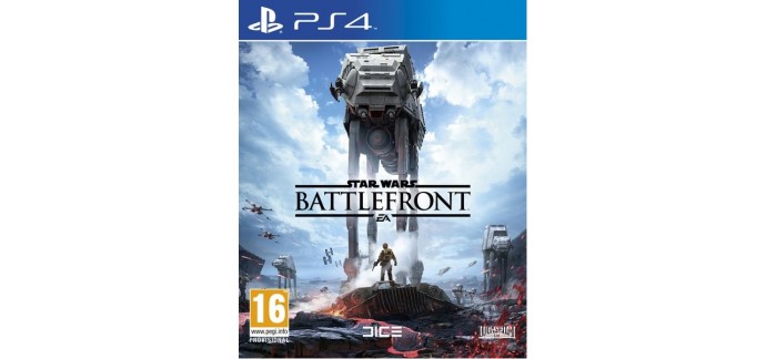 Playstation: Jeu Star Wars Battlefront sur PS4 à 34,99€ (version dématérialisée)