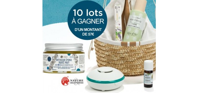 Nature et Découvertes: 10 coffrets aromathérapie "Douce Nuit" à gagner