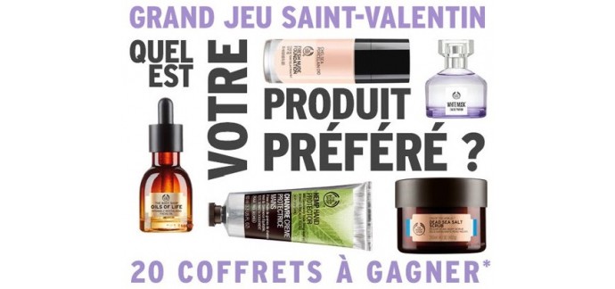 The Body Shop: 20 coffrets Saint Valentin à gagner