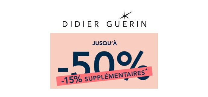 Didier Guérin: -15% supplémentaires sur les bijoux soldés