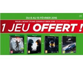 Micromania: 1 jeu offert pour l'achat d'une console Xbox One