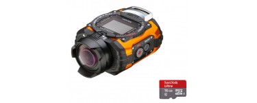 Amazon: Caméra étanche miniature 14 Mpix Ricoh WG-M1 + accessoires pour 124,90€