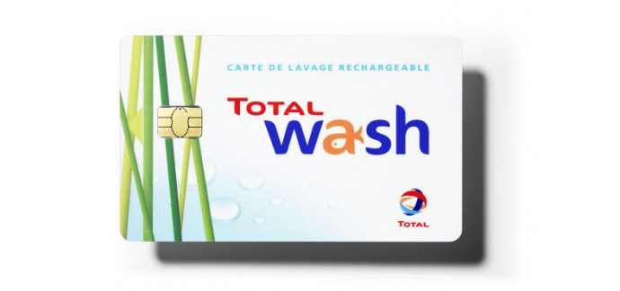 Total: Carte de lavage Total Wash à 7,50€ au lieu de 15€ (seulement 500 cartes dispo.)