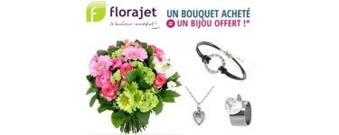 Florajet: 1 bouquet acheté = 1 bijou offert