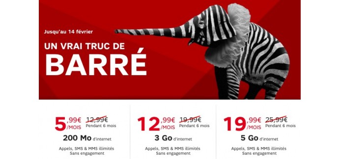 SFR: 3 forfaits mobiles RED en promotion