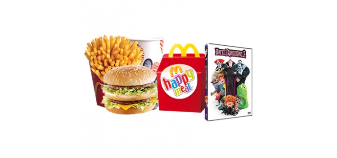 McDonald's: 1 DVD offert pour 1 Happy Meal + 1 Menu