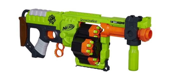 Amazon: Pistolet Nerf Zombie Doominator B1532eu40 à 17,99€ (dont 50% via ODR)