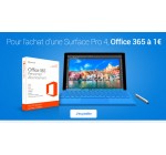 Fnac: Pour tout achat d'une Surface Pro 4, la suite bureautique Office est à 1€
