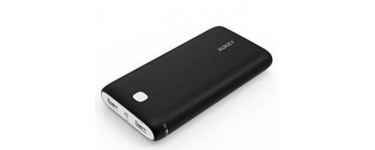 Amazon: Batterie Externe AUKEY 20,000 mAh 2 ports USB à 19,49€