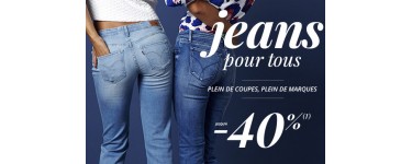 3 Suisses: Trouvez votre jean avec jusqu'à 40% de réduction
