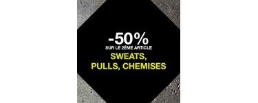 Celio*: -50% sur le 2e article sweats, pulls et chemises