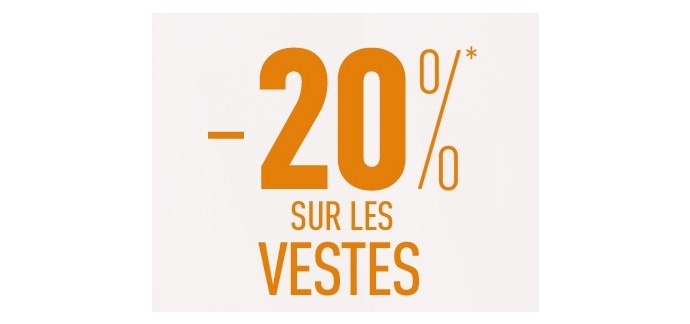 Pimkie: -20% sur une sélection de vestes