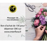 Showroomprive: Achetez 15€ le bon d'achat permettant de dépenser 30€ sur Interflora.fr
