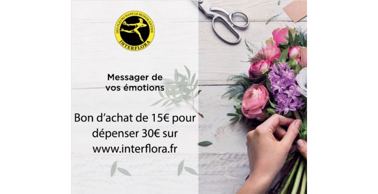 8€ en Février 2023 • Code promo Interflora Valide | OffresAsaisir.fr