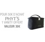 Monde Bio: Un vanity offert dès 50€ d'achats en produit PHYT'S