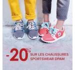 DPAM: -20% sur les chaussures sportswear