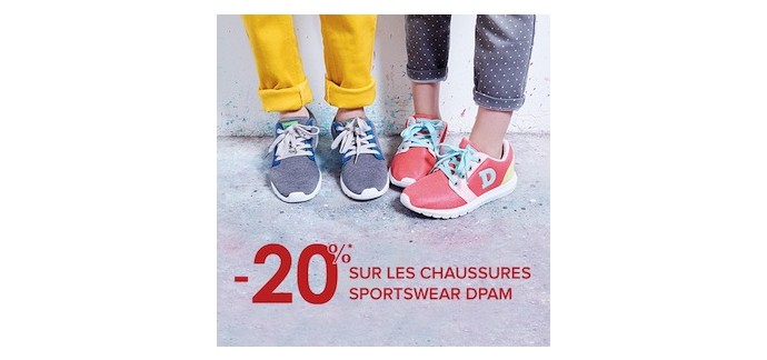 DPAM: -20% sur les chaussures sportswear