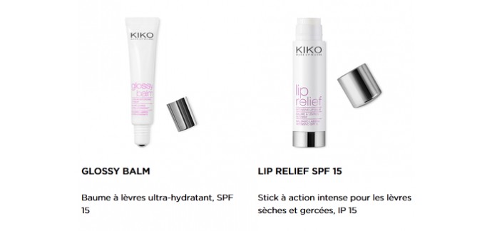 Kiko: Duo de produits beauté avec jusqu'à 55% de réduction