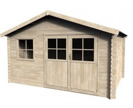 Auchan: Abri de jardin bois COURMAYEUR de 9,36m² à 999€ livraison comprise