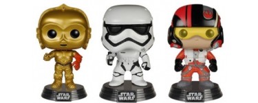 Micromania: Figurines Toy Pop Star Wars épisode VII à 11,99€ au lieu de 15,99€