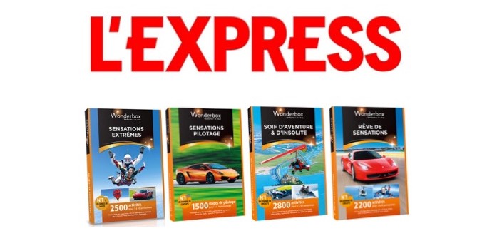 L'Express: 4 coffrets Wonderbox Sport et Aventure à gagner