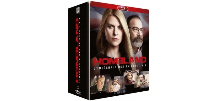 Amazon: Homeland - L'intégrale des Saisons 1 à 4 en Blu-ray à 38,99€