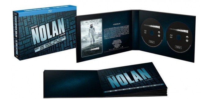 Fnac: Christopher Nolan, l'intégrale en Blu-Ray (Batman + Inception..) à 39,99€