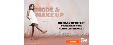 Courir: 1 make-up offert pour l'achat d'une paire de Reebok Classic Leather Face