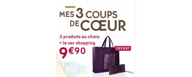Yves Rocher: 3 produits+le sac shopping = 9,90€