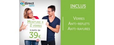 Groupon: Payez 5€ le bon d'achat de 40€ à utiliser sur les lunettes chez Direct Optic
