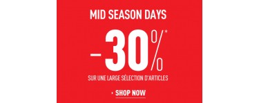 Pimkie: MID SEASON DAYS : -30% sur une large sélection d'articles