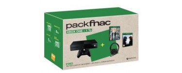 Fnac: Xbox One 1 To + The Division + Halo 5 + Casque officiel à 369€