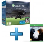 TopAchat: Console Microsoft Xbox One 500 Go + FIFA 16 + Halo 5 : Guardians pour 299,90€