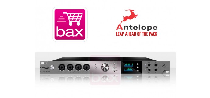 Bax Music: La carte son externe Antilope Audio Orion Studio à 2995€ au lieu de 3200€