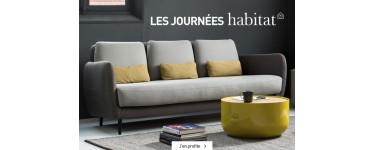 Habitat: Les journées Habitat : jusqu'à -40% sur une sélection de produits