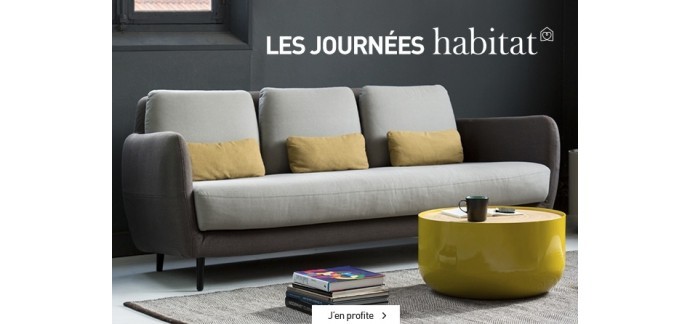 Habitat: Les journées Habitat : jusqu'à -40% sur une sélection de produits