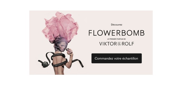 Viktor & Rolf: Echantillon gratuit du parfum Flowerbomb