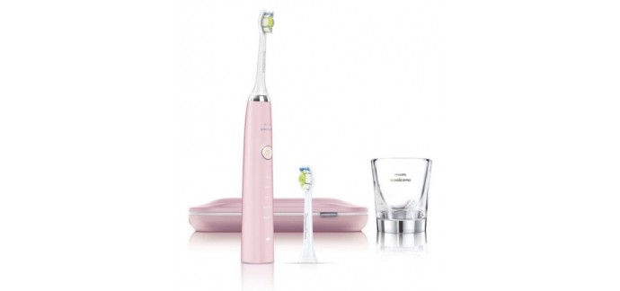 Amazon: Brosse à dents électrique Philips - HX9362/67 Diamondclean rose à 124€