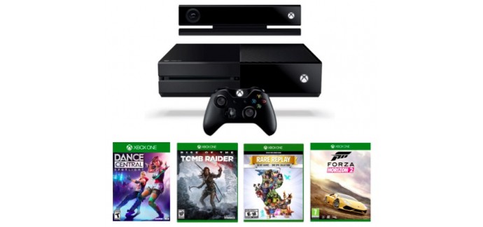 Micromania: Xbox One + Kinect + 4 jeux pour 369,99€ au lieu de 574,96€