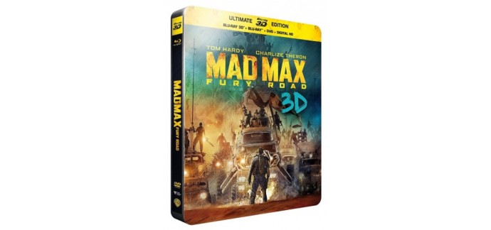 Amazon: Mad Max : Fury Road édition limitée - Blu-ray 3D + DVD + Copie digitale à 17,99€