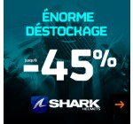 Access Moto: Déstockage des casques de moto Shark avec des remises allant jusqu'à -45%