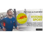 Go Sport: Jusqu'à -40% sur une sélection de produits