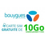 Bouygues Telecom: 1 carte SIM et 10 Go de données offerts pour tester l'efficacité du réseau 4G 