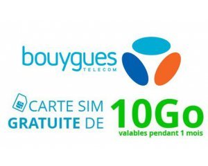 Bouygues Telecom: 1 carte SIM et 10 Go de données offerts pour tester l'efficacité du réseau 4G