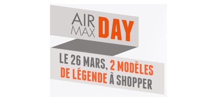 Courir: Air Max DAY : 1 miniature offerte pour les 1ères commandes en express sur Paris