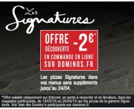 Coupons reduction domino& 39