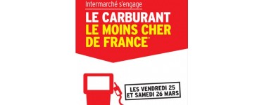 Intermarché: Intermarché propose le carburant le moins cher de France 