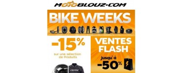 Motoblouz: Bike Weeks : 2 semaines de promos, ventes flash et déstockage